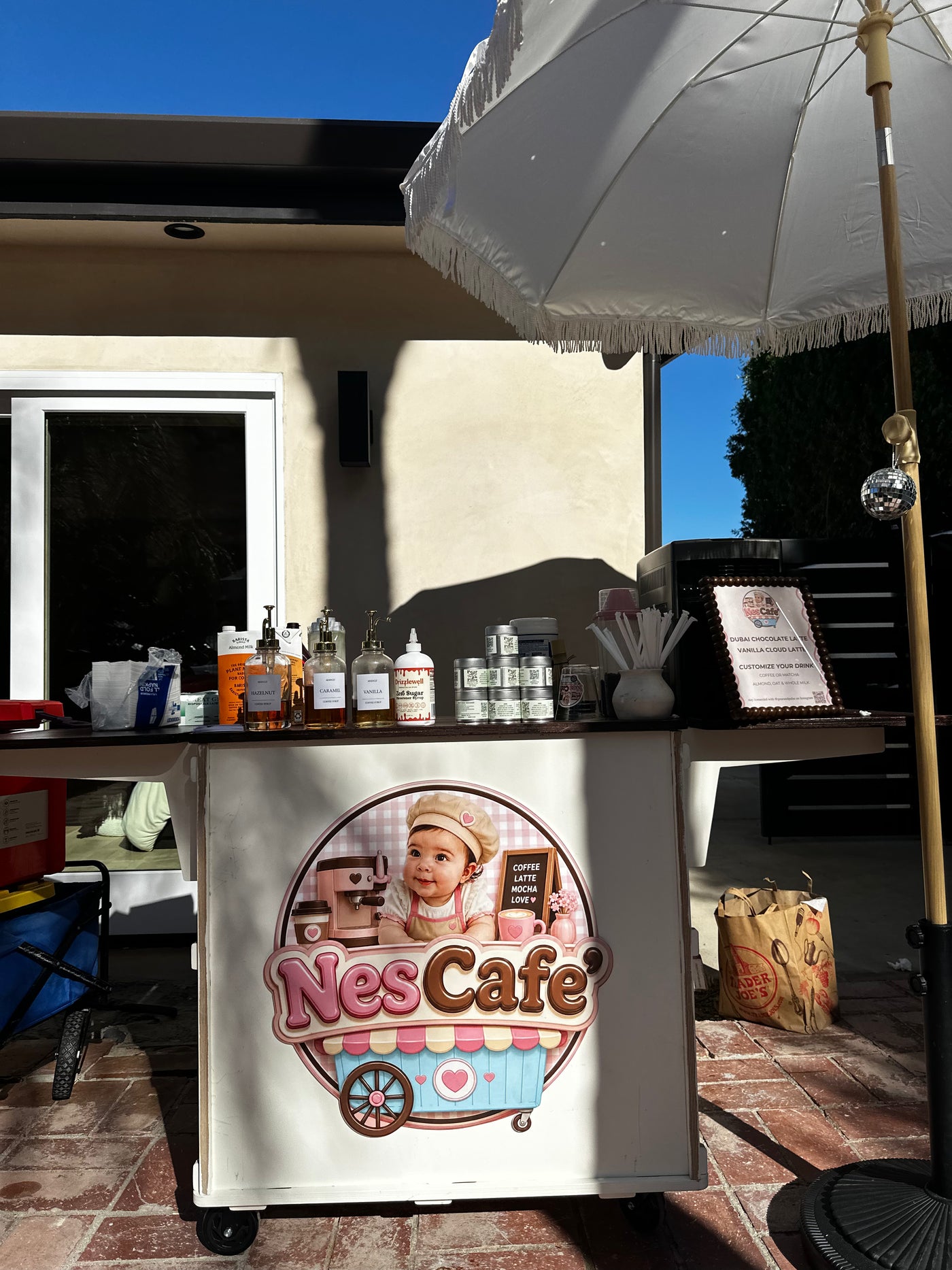 Coffee bar setup