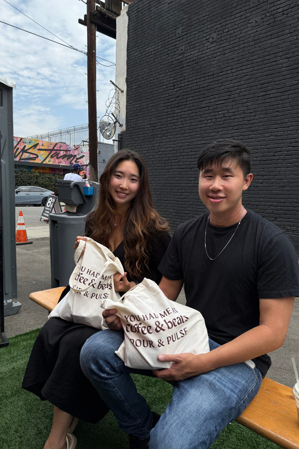 Coffee & Beats Tote Bag- Canvas